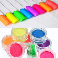Naroon Haute Qualité 12 Couleurs Photochromique Uv Fluorescent Piqment Poudre Pour Ongles