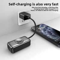 Batterie externe portable 5000 mAh, chargeur sans fil magnétique 5000 mAh 22,5 W, batterie externe avec câble Type-C intégré, chargeurs sans fil
