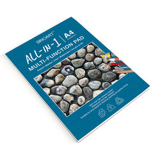 SINOART 50 feuilles 120g papier de pierre tout-en-1 <span class=keywords><strong>tampon</strong></span> multifonction pour crayons marqueurs encres aquarelle acrylique et peintures à l'huile - Product Image 2