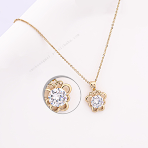 Conjunto de Joyería de Collar y Aretes de Circonitas Multicolores, Chapado en Oro de 18k, Económico y Elegante para Novias - Product Image 6