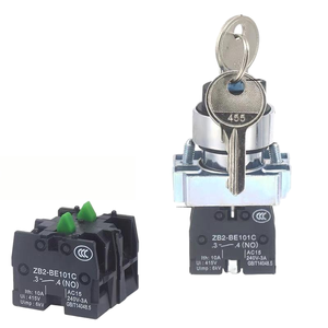 Interrupteur rotatif YHBS-XB2-R22ZK avec clé, ouverture de 22 mm, IP65, frais de port non inclus - Product Image 3