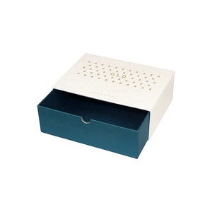 Tùy Chỉnh In Các Tông Giấy Bao Bì Hộp Trượt Thiết Kế Ngăn Kéo Với Ngón Tay Lỗ Cho Quần Áo Khăn Quàng Cổ - Product Image 1