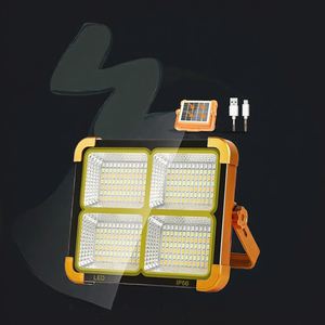 Projecteur LED portable super lumineux pour camping extérieur, rechargeable solaire, en ABS, pour éclairage d'urgence domestique - Product Image 3