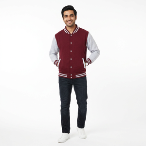 High Quality Custom Winter <b>Baseball</b> <b>Jacket</b> Varsity Design Plus Size Feature Embroidered Printed CollegeBaseballjacket <b>for</b> <b>men</b> - Product Image 1