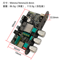 WUZERVON ZK-1001UM TWS Mono 100W Haut-parleur BT Son Audio Amplificateur de son Carte son Microphone karaoké Réverbération Égaliseur Musique Maison