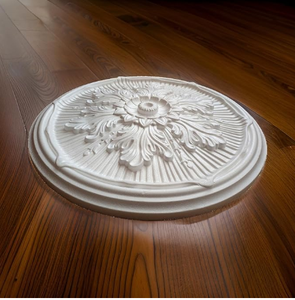 Rose de <span class=keywords><strong>plafond</strong></span> <span class=keywords><strong>en</strong></span> <span class=keywords><strong>polystyrène</strong></span> ignifuge avec des capacités de moulage élégantes pour la décoration intérieure, matériau pour la maison - Product Image 2