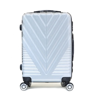 Suitcase Trolley Suitcase Travel Luggage 20 Inch Silver ABS Travel Trolley Suitcase Luggage With New Design