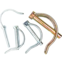 Pasokan Pabrik Baja Quick Release Shouldered Clevis Black Oxide 5*60*70 D-Type Snapper Wire Lock Pin M4.5-M12 Bersertifikasi ISO9001