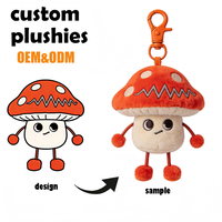 minimale de commande prix d'usine délai de livraison rapide cadeaux promotionnels porte-clés en peluche personnalisé