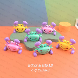 Giocattolo divertente popolare per i più piccoli che strisciano esercizio a carica di granchio meccanico per eventi di festa per bambini - Product Image 4