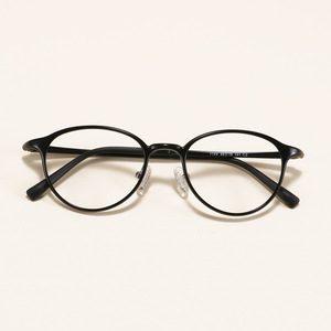 Gafas Ópticas Ovaladas de Tungsteno <span class=keywords><strong>y</strong></span> Carbono Ultraligeras al por Mayor, Montura Óptica Pequeña de Estilo Retro, Gafas para Estudiantes - Product Image 2