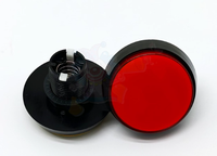 Grand interrupteur à bouton-poussoir rond d'arcade de 60mm avec lecteur de jeu vidéo à lumière LED 5 couleurs Max. Courant 3A Max. Tension 250V