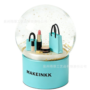 Makeinkk Cosmetic Theme Crystal Ball Decorative <b>Light</b> Up <b>Globe</b> For Beauty Enthusiasts Birthday Gift - Product Image 5