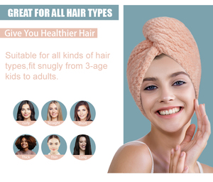 Serviette turban microfibre gaufrée à séchage rapide pour femme, idéale pour le spa et la douche - Product Image 2