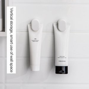 Pince de revêtement, fixation suspendue, fixation en plastique, <span class=keywords><strong>crochet</strong></span> de douche <span class=keywords><strong>sans</strong></span> perçage, Clips muraux adhésifs - Product Image 5