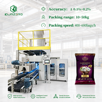 Machine d'emballage de riz et de céréales de 25 kg à 50 kg, machine de conditionnement de riz, ensacheuse de riz pour sacs lourds