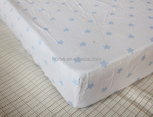 Oem bebé sábana estampada algodón hoja de caucho - Product Image 4