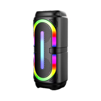Speaker Kolom Portabel Bertenaga dengan USB untuk Pencahayaan LED RGB, Mikrofon Terintegrasi, Output 5W - Sistem Suara Generasi Baru