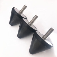Molde personalizado de silicona cónica/caucho de nitrilo, Amortiguador de vibración, bloque silencioso, precio de fábrica