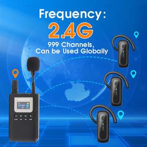 Sistema <span class=keywords><strong>de</strong></span> guía <span class=keywords><strong>de</strong></span> audio inalámbrico <span class=keywords><strong>de</strong></span> gama alta 2,4G Whisper Tour Guide con pantalla para <span class=keywords><strong>agencia</strong></span> <span class=keywords><strong>de</strong></span> viajes <span class=keywords><strong>de</strong></span> <span class=keywords><strong>interpretación</strong></span> simultánea - Product Image 2