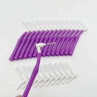 Usine personnalisée de haute qualité brosse orthodontique cure-dents brosse interdentaire de type L