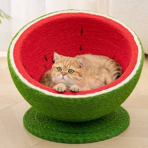 Wassermelone Design <span class=keywords><strong>Cat</strong></span> Scratch House Hanf Abnehmbares <span class=keywords><strong>Cat</strong></span> Scratch Board Schlafs ofa - Product Image 5