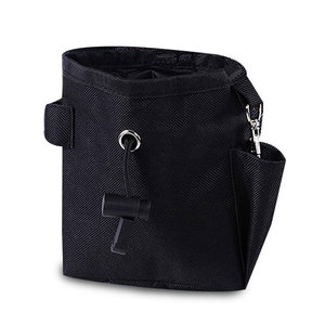 Bolsa para premios de entrenamiento para perros, material Oxford, color negro, 11x4x13 cm, para paseos y suministros de entrenamiento para mascotas - Product Image 3