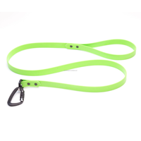 Mousqueton léger en aluminium noir pour laisse de chien, à dégagement rapide, robuste, haute résistance à la traction, conception rivetée durable