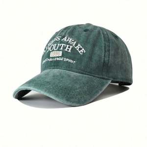 Casquettes de baseball vintage non structurées en coton lavé avec logo brodé personnalisé pour hommes – Vente en gros - Product Image 3