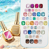 Vendeeni Hot 48 couleurs Perles de verre Gel Polish Effet Œil de Chat Réfléchissant Flash Gel Série Ocean Melody GRATUIT TPO HEMA OEM Gel Polish pour Ongles