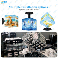 Pantalla LED para Interiores/Exteriores, Resistente al Agua, HDR10+, 1080P, con Sistema Operativo Android, para Publicidad, Exhibiciones y Eventos