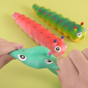Stretchy Squishy Caterpillar <b>Toy</b> TPR <b>Sensory</b> Fidget Stress Relief <b>Pull</b> and Squeeze Creative Kids <b>Toy</b> Bulk Wholesale - Product Image 3