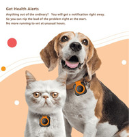Nouveauté : Dispositif de Suivi en Temps Réel et Détecteur de Santé pour Animaux de Compagnie 4G – Mini Collier GPS de Suivi de Santé pour Chiens avec Application Gratuite