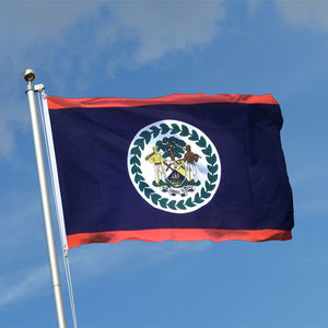 Johnin venta al por mayor envío rápido <span class=keywords><strong>bandera</strong></span> personalizada 100% banderas de poliéster 3x5ft <span class=keywords><strong>Bandera</strong></span> de país de <span class=keywords><strong>Belice</strong></span> - Product Image 1