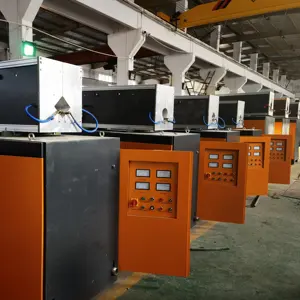 Judian factory customized medium frequency induction heating system 400KW steel billet reheating oven industrial electric heater