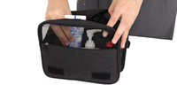 Portable voyage pliable suspendu cosmétique organisateur maquillage stockage sac fourre-tout couleur femmes trousse de toilette pour les filles