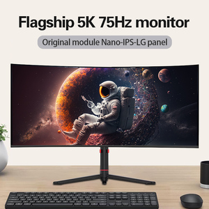จอคอมพิวเตอร์โค้งขนาด 40 นิ้ว 5K สำหรับเล่นเกมส์และทำงาน 75Hz PBP สำหรับเกมเมอร์ - Product Image 2