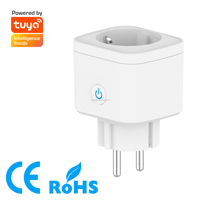 Enchufes Inteligentes WiFi Tuya Smart Life, Tipo Alemán EU de 16 Amperios, para Interiores/Exteriores, con Medidor de Energía, OEM, Enchufe Inteligente