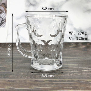 Lot de <span class=keywords><strong>verres</strong></span> en cristal sans plomb avec poignée, pour vin, bière, idéal pour bars et fêtes - Product Image 4