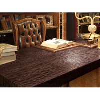 Bureau de direction de style français classique, taille et couleur personnalisées, mobilier de bureau haut de gamme, usine de Foshan