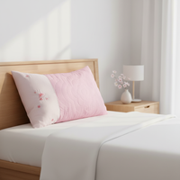 Funda de Almohada Hecha con Seda Natural Suave de Alta Calidad al 100%, Diseño Moderno, Personalizable, No Tóxica, con Cierre de Cremallera para Todas las Estaciones, para el Hogar