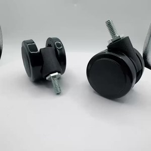 Juego de 4 Ruedas Giratorias de 2 Pulgadas, Ruedas de Poliuretano Resistentes con Freno, Silenciosas, para Muebles, Banco de Trabajo, Carrito - Product Image 6