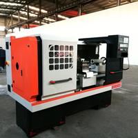 Tour CNC horizontal SMTCL CAK6150 léger à double broche automatique/manuel à banc plat Fanuc haute productivité d'occasion à bas prix