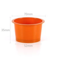 Pot de yaourt à crème glacée en plastique PP personnalisé tasses avec cuillère