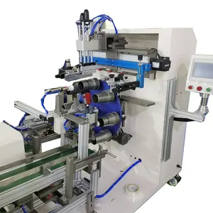 Impresora de pantalla UV automática, máquina de impresión de vasos de plástico, 1 color