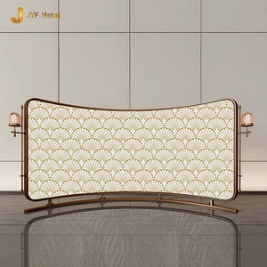 J449 Custom Stainless Steel Decorative <b>Screen</b> Modern Metal Divider for Hotel Villa Interior Decoration - Product Image 4
