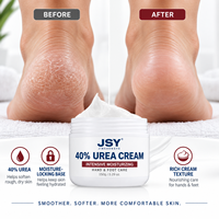 Crème pour les mains et les pieds à 40% d'urée, marque privée, soin hydratant intensif pour les peaux sèches et rugueuses, texture riche non grasse, 150 g