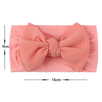 Bandeau pour enfants en nylon avec nœud papillon mignon pas cher pour bébé