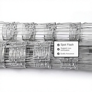 Grillage en fil de fer galvanisé pour clôture de bétail et chevaux, modèle YSH-06, directement de l'usine, Chine, pour la protection des élevages en pâturages et des zoos - Product Image 1