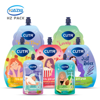 Sachets Doypack en plastique personnalisés anti-fuite pour jus de fruits, pochettes refermables avec bec verseur pour aliments pour bébés, sacs à boisson avec bouchon facile à presser
